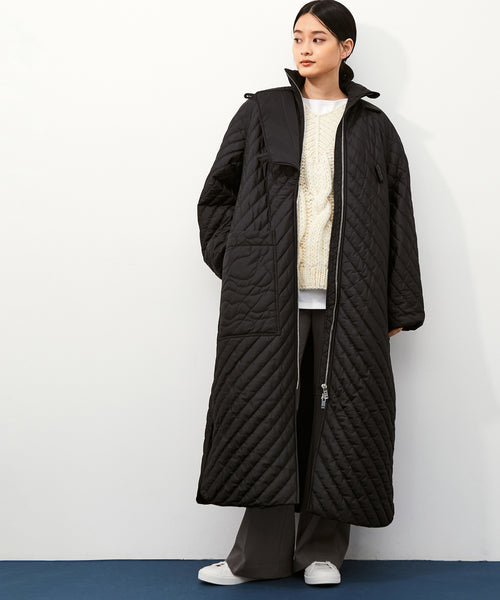 ADAM ET ROPÉ FEMME / 【GANNI】Recycled Ripstop Quilt COAT ...