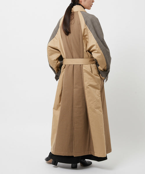 ADAM ET ROPÉ FEMME / 【VENIT】PATCHWORK TRENCH COAT (ジャケット