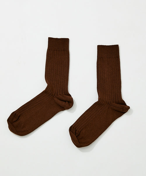 ADAM ET ROPÉ FEMME / 【Baserange】RIB ANKLE SOCKS (レッグウェア