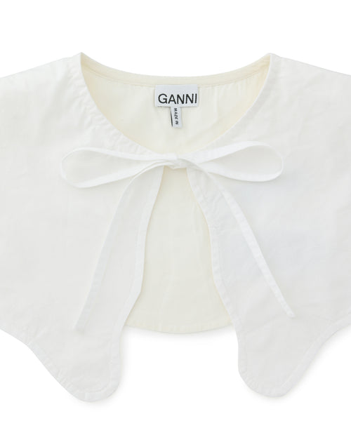 ADAM ET ROPÉ FEMME / 【GANNI】Cotton Poplin 付け衿 (財布/小物