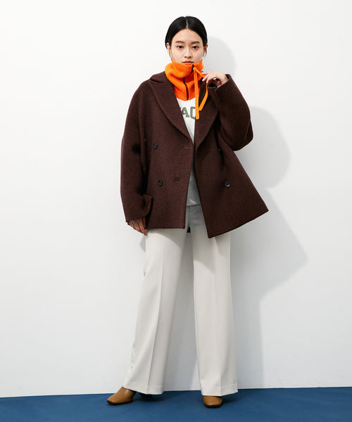 ADAM ET ROPÉ FEMME / 【JANE SMITH】ZIP UP NECK WARMER