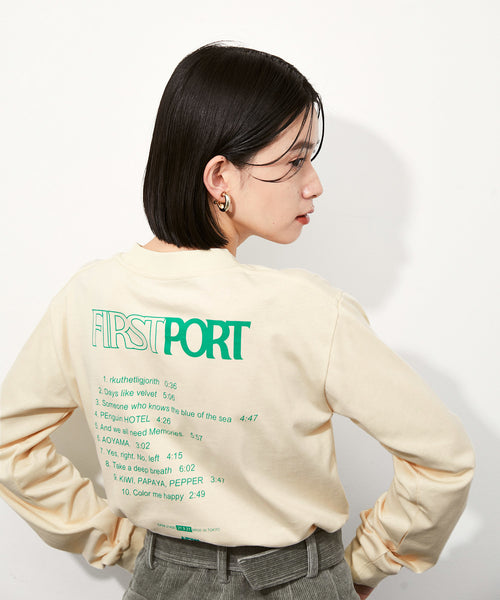 ADAM ET ROPÉ FEMME / FIRST PORT ロゴロンTEE (トップス / Tシャツ