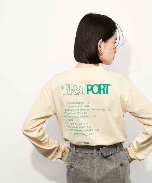 ADAM ET ROPÉ FEMME / FIRST PORT ロゴロンTEE (トップス / Tシャツ