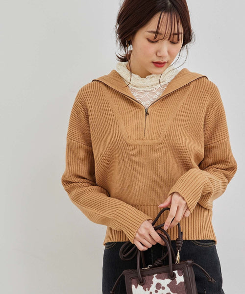 鑑定済商品nknit セーラーカラースキッパーニット