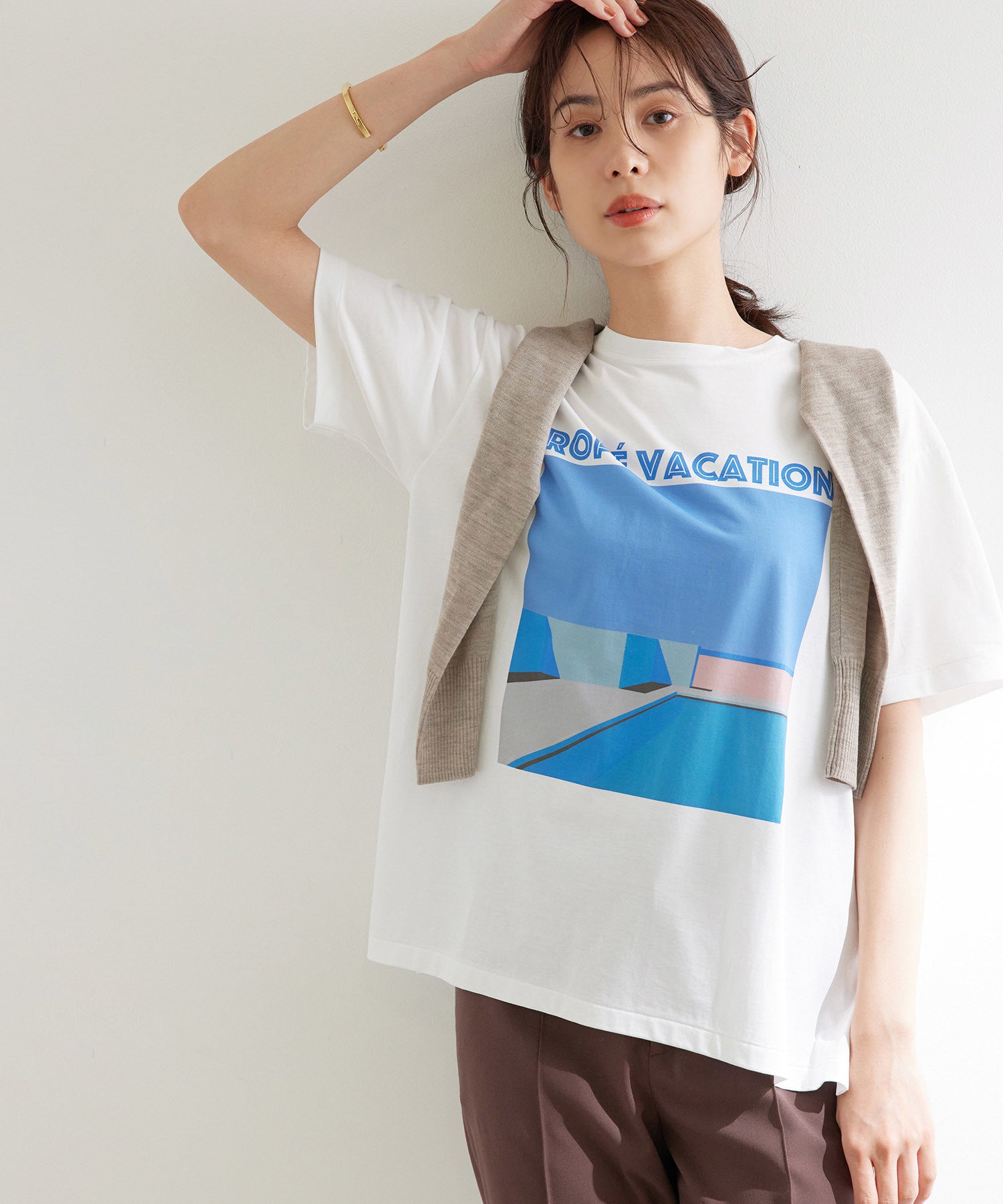 Rope 永井博 Rope Vacation Tee トップス Tシャツ カットソー 通販 J Adore Jun Online