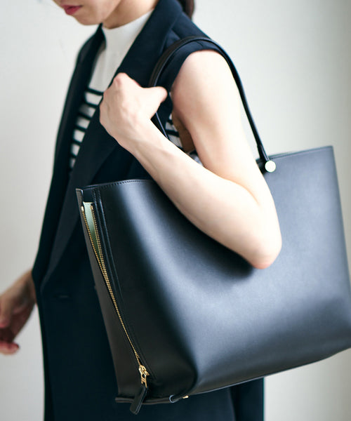 ROPÉ / 【E'POR】【A4対応】 Y BAG Wideサイドジップ横型トートバッグ