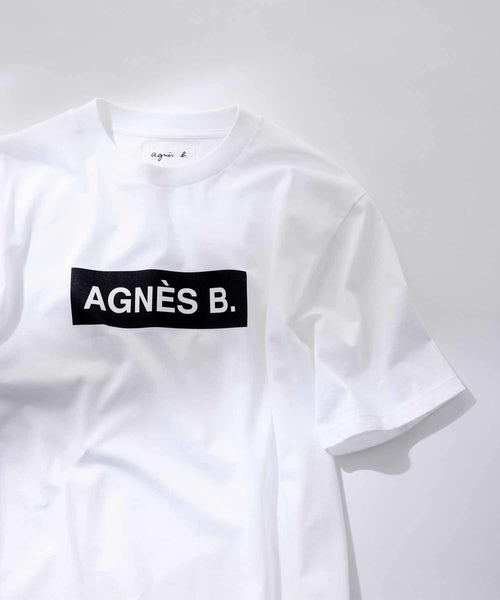 【agnes b. pour ADAM ET ROPE'】BOX LOGO T/UNISEX