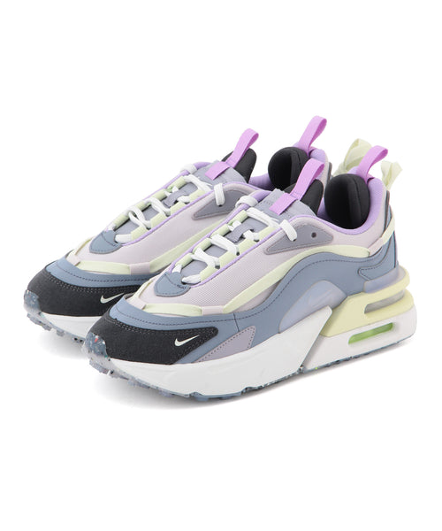 ナチュラルネイビー NIKE WMNS AIR MAX FURYOSA 厚底 スニーカー