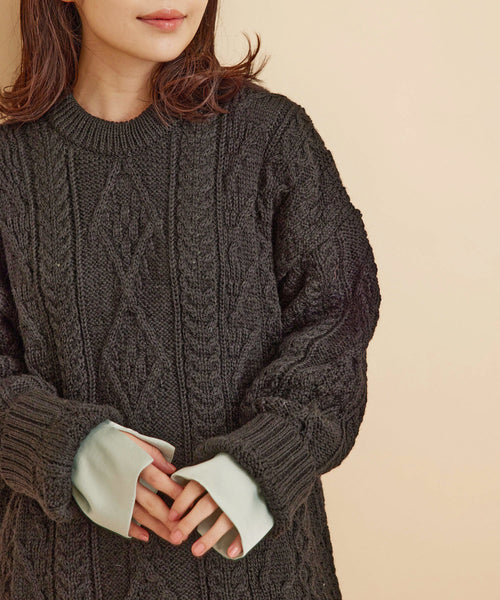 SALON adam et ropé / 【Oldderby Knitwear】Aran knit (トップス