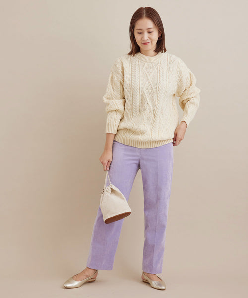 SALON adam et ropé / 【Oldderby Knitwear】Aran knit (トップス