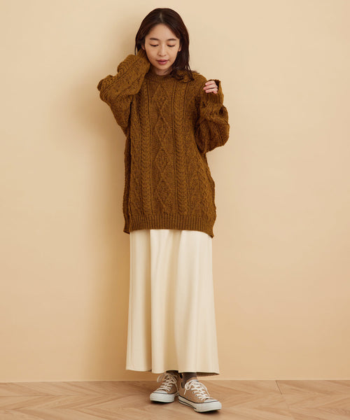 SALON adam et ropé / 【Oldderby Knitwear】Aran knit (トップス