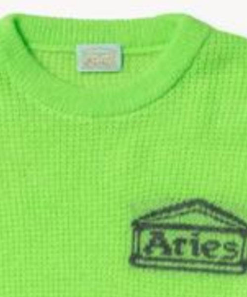 bonjour records / 【ARIES】 Waffle Knit Jumper (トップス / ニット