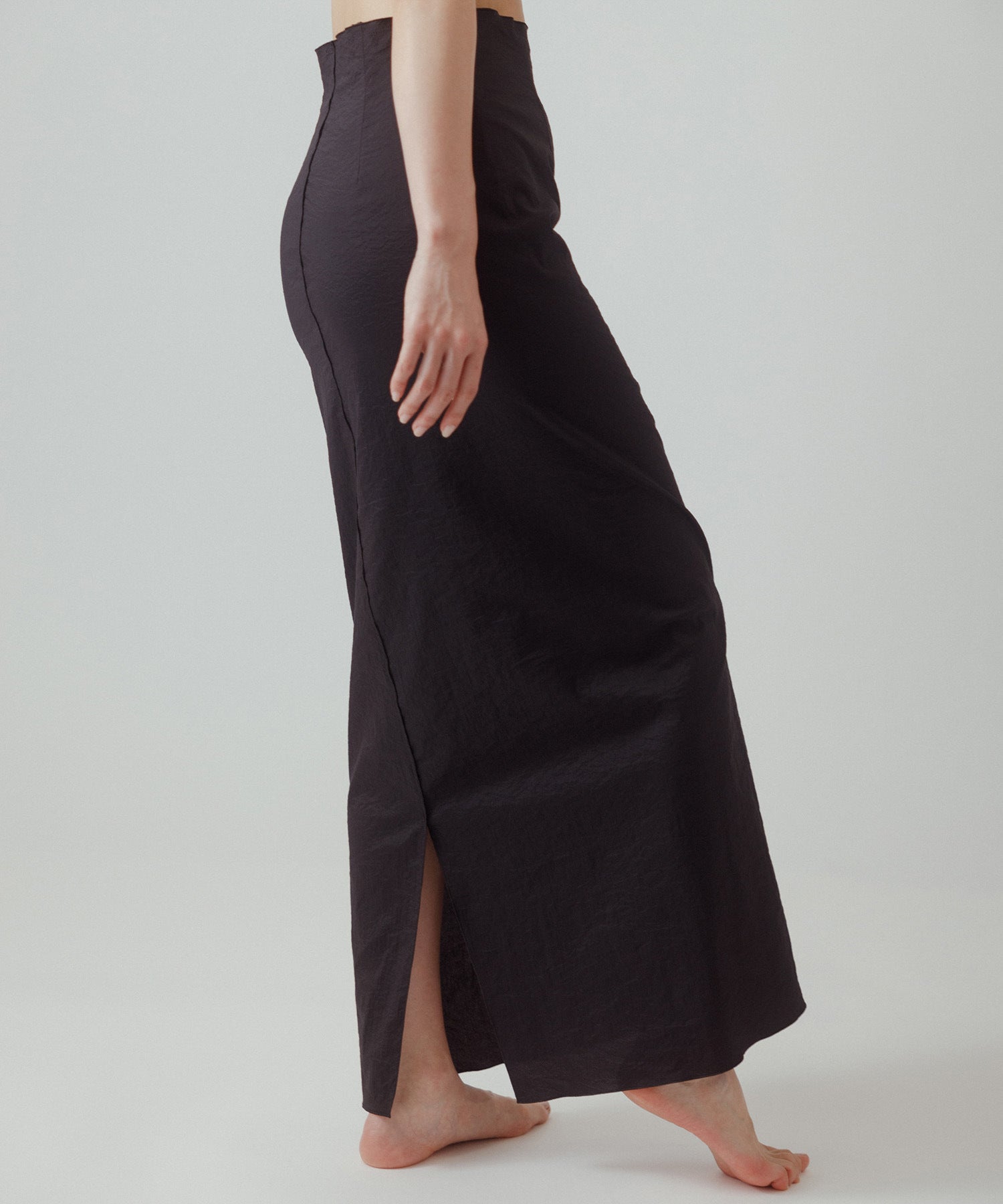 yo biotop wool sheer tight skirt - スカート