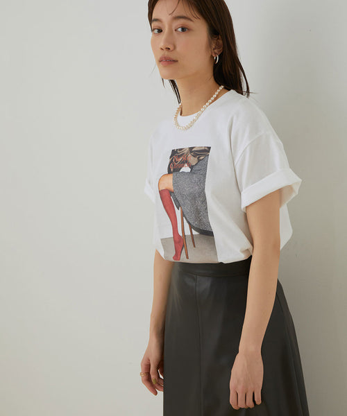 ADAM ET ROPÉ FEMME / THE SKIRT CHRONICLES T (トップス / Tシャツ