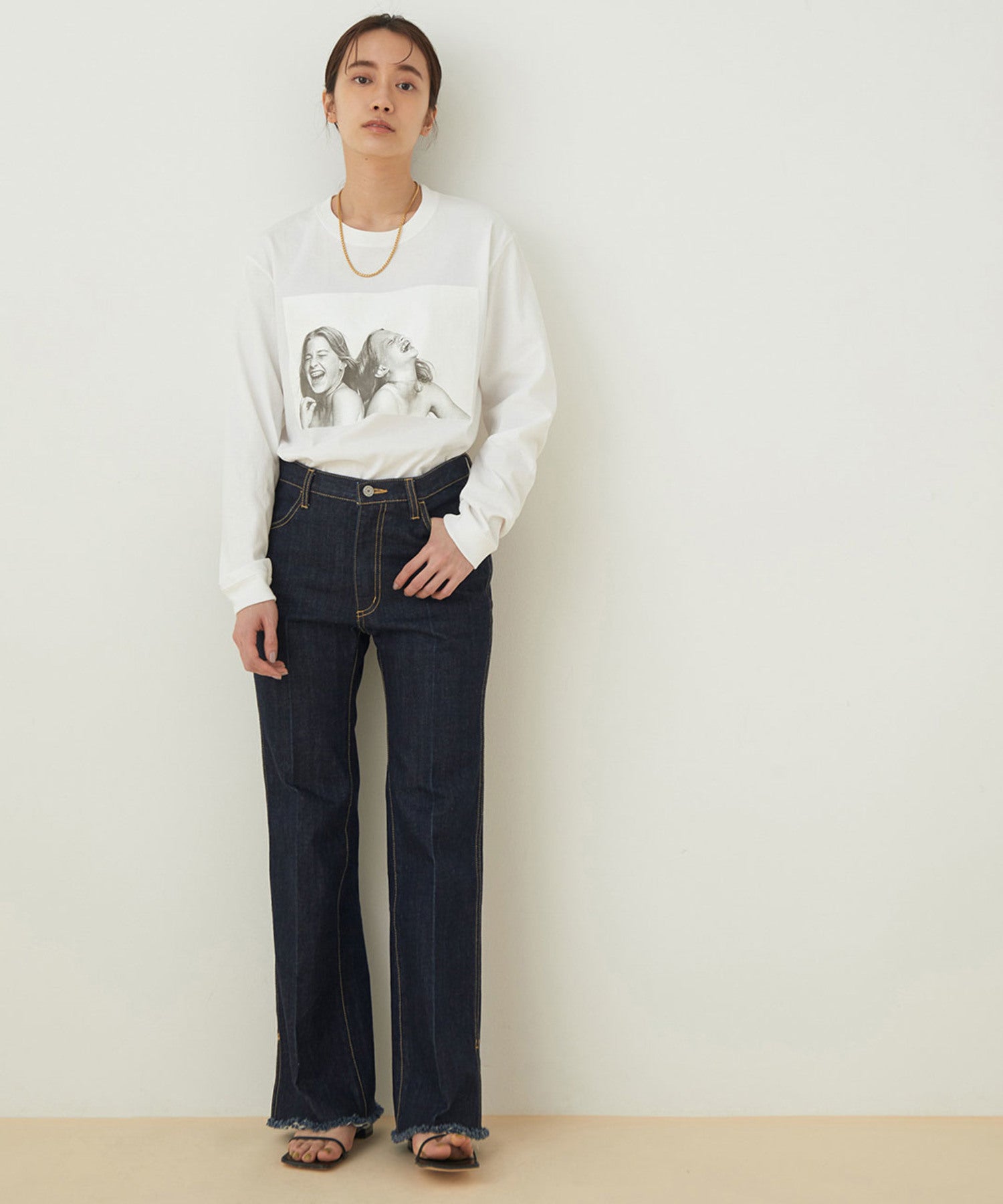 JIM BRITT×10C】〈SISTERS〉Long Sleeve T-shirt ｜ ADAM ET ROPE ...