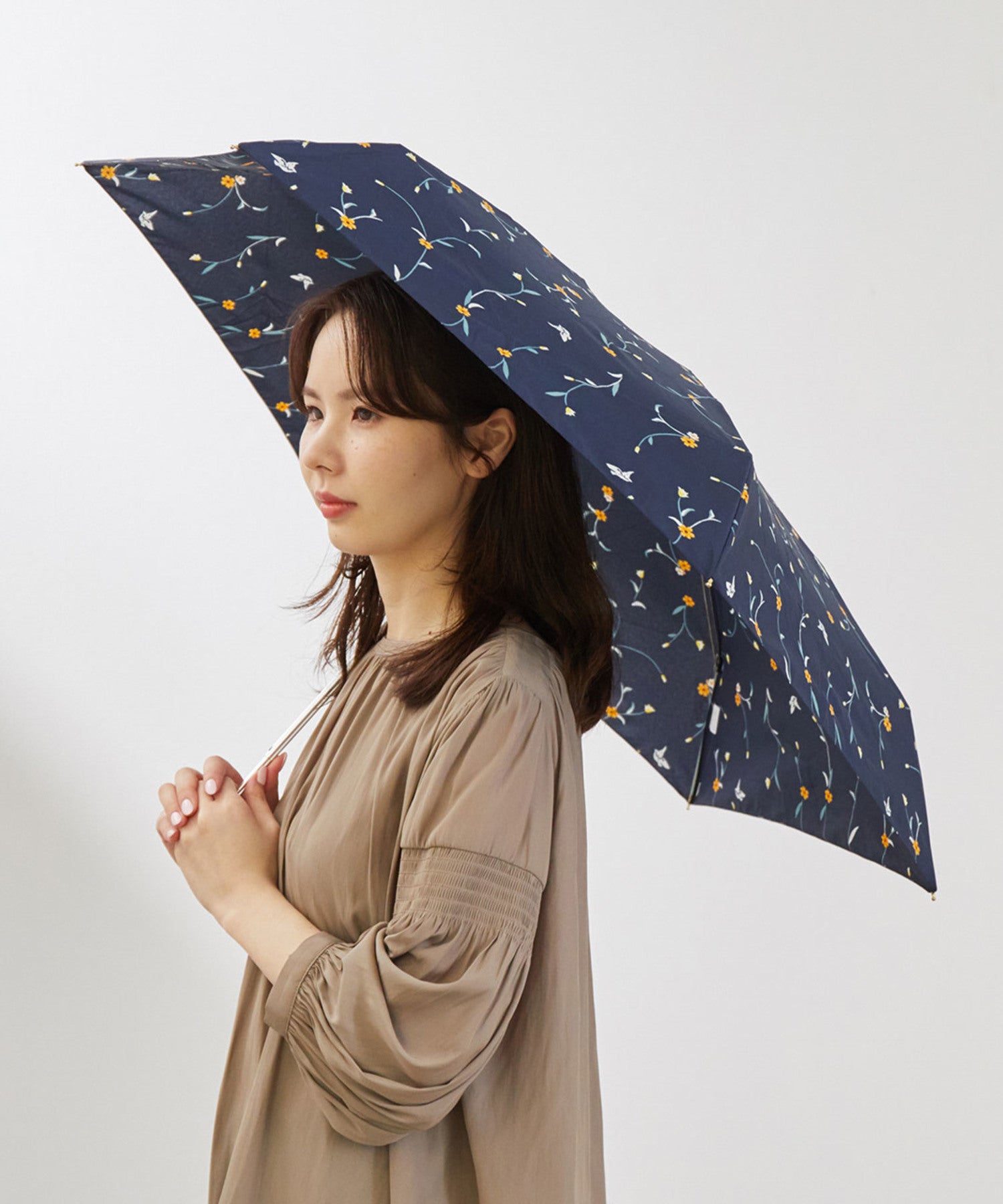 Rope Picnic 晴雨兼用 Wpc アイビーフラワー Mini 折りたたみ傘 ファッション雑貨 折りたたみ傘 通販 J Adore Jun Online
