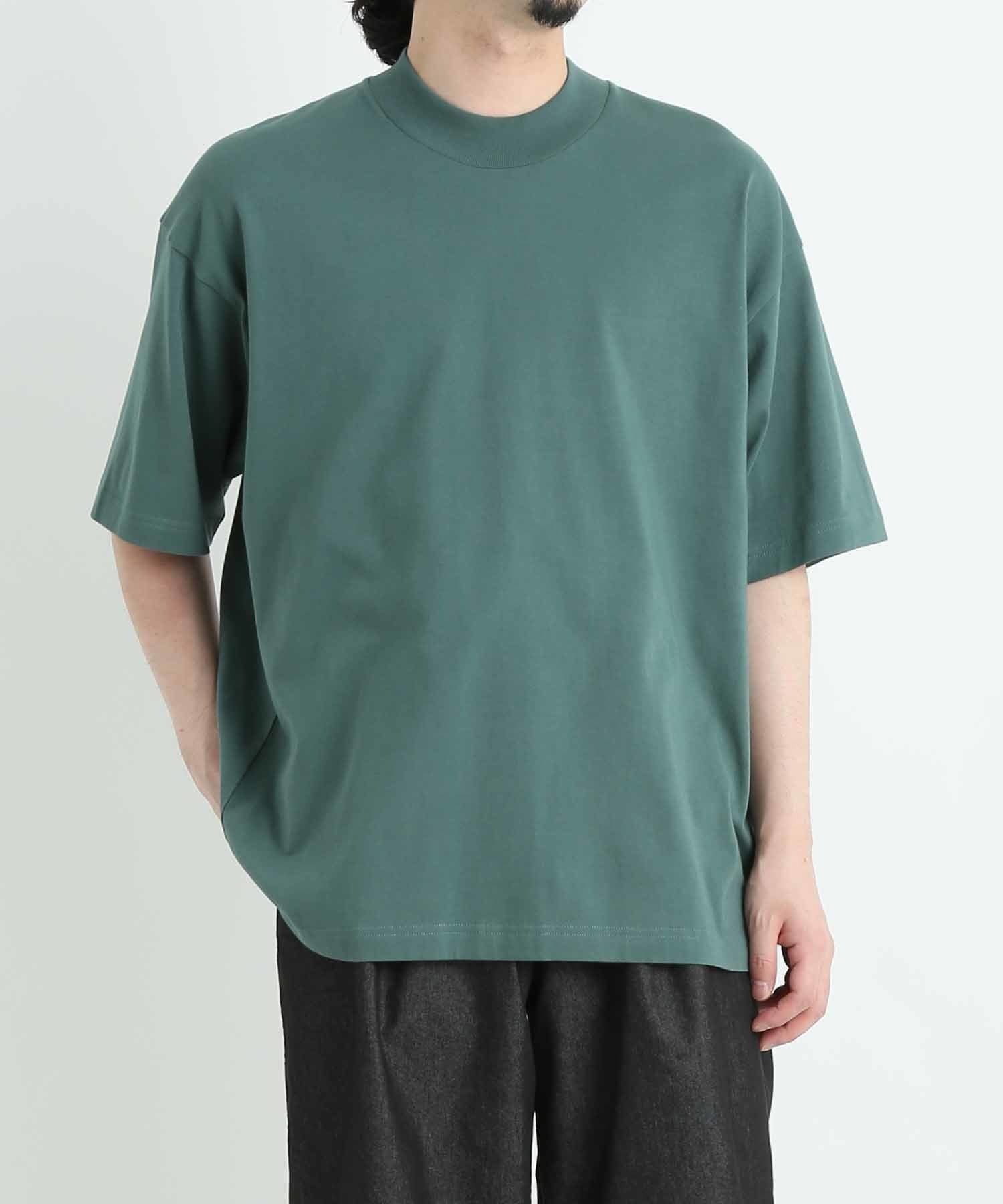 Hanes for BIOTOP モックネック Tシャツ