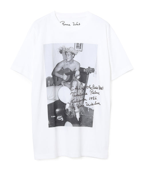 グリーン・ホワイト系 完成品♪ Bruce Weber Photo Tee Lサイズ 新宿