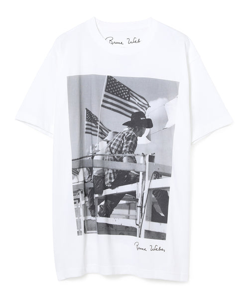 松野屋 キャンバスフラットショルダー Bruce Weber Photo Tee Lサイズ