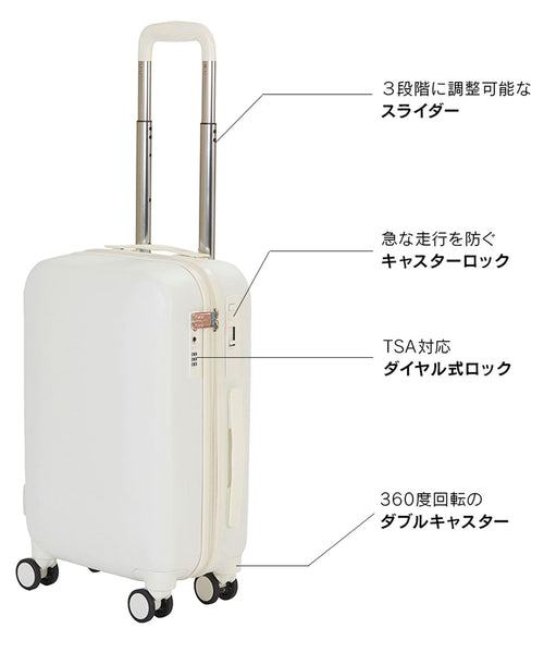 NERGY / 【Aｗw】TRAVEL 2〜3日用(機内持ち込みサイズ）スーツケース