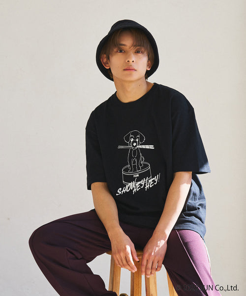 JUNRed / 【橋本祥平×JUNRed 】PLUM on DRUM Tシャツ (トップス / T