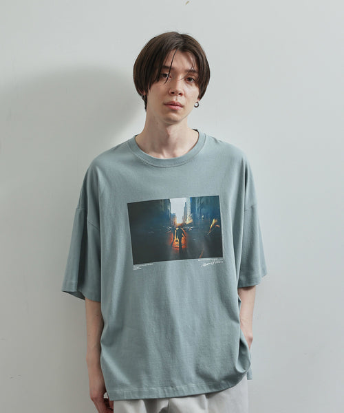 JUNRed / フォトプリントTシャツ (トップス / Tシャツ/カットソー