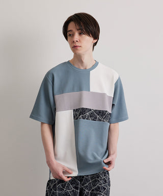 RED VALENTINO フラワーロゴ Tシャツ バード 蝶々 ボーダーライン T