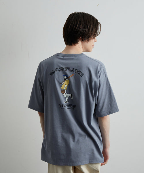 JUNRed / ヒゲおじさんワンポイントTシャツ (トップス / Tシャツ 