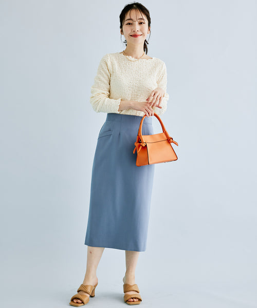 VIS / サイドポケットタイトスカート【sustainable】 (スカート