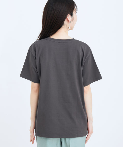 VIS / グラフィック＆箔プリントアソートTシャツ (トップス / Tシャツ