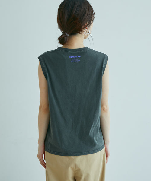 VIS / 【OUTDOOR PRODUCTSコラボ】ロゴノースリーブTシャツ (トップス 