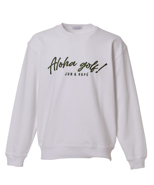 JUN&ROPÉ MEN / Aloha Golf長袖クルーネックプルオーバー (トップス