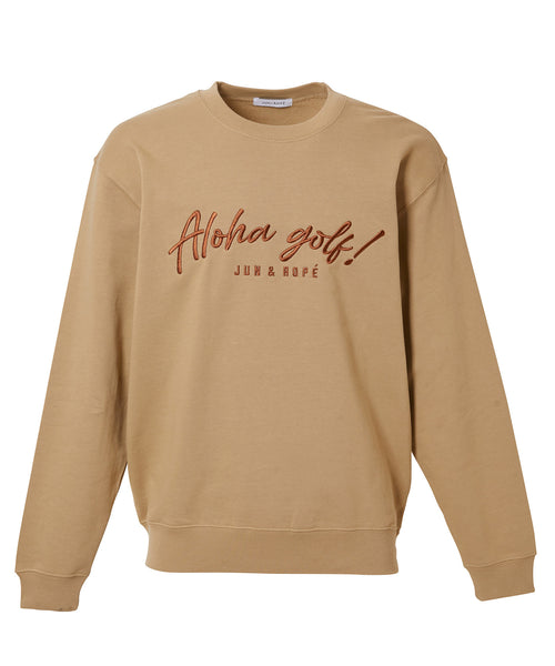 JUN&ROPÉ MEN / Aloha Golf長袖クルーネックプルオーバー (トップス