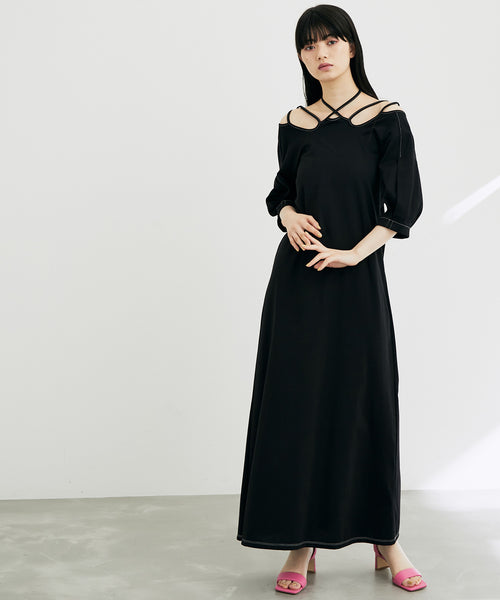 ADAM ET ROPÉ FEMME / 【MURRAL】Ivy half sleeve dress (ワンピース ...