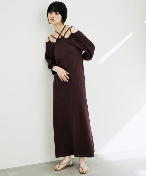 ADAM ET ROPÉ FEMME / 【MURRAL】Ivy half sleeve dress (ワンピース