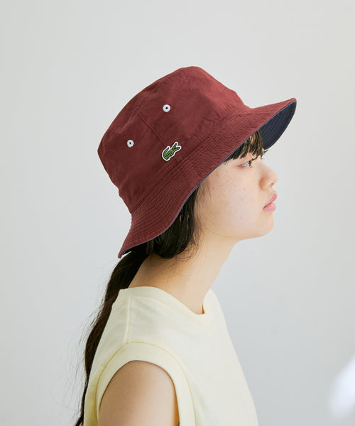 ADAM ET ROPÉ FEMME / 【LACOSTE】リバーシブルサファリハット (帽子