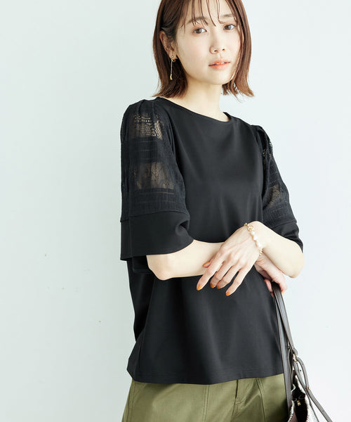 ROPÉ PICNIC / 袖レースカットトップス (トップス / Tシャツ