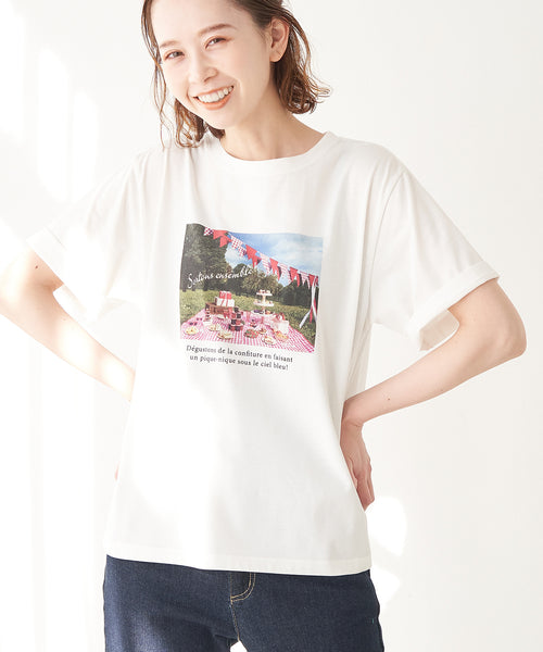 ROPÉ PICNIC / 【Bonne Maman × ROPE' PICNIC】Photo Tシャツ