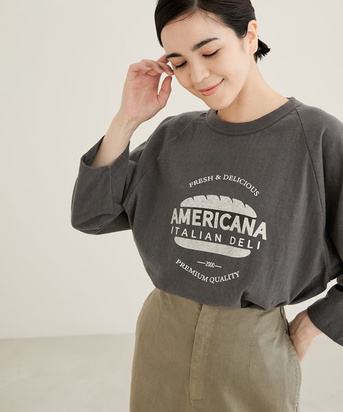 新品サロンアダムエロペ　アメリカーナ　AmericanベースボールTシャツ