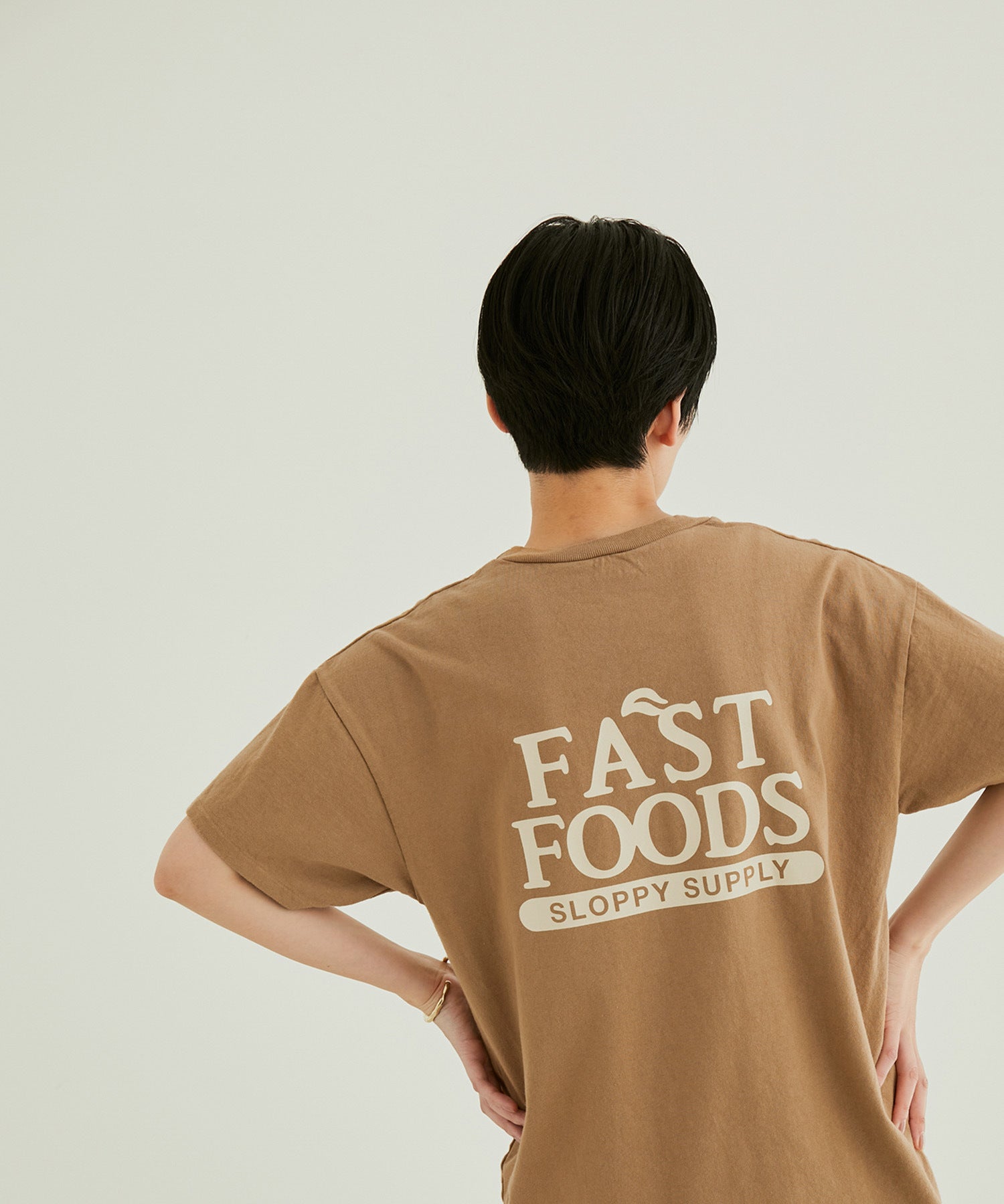 ＜SLOPPY＞FAST FOODS T-SHIRT/Tシャツ Ψ