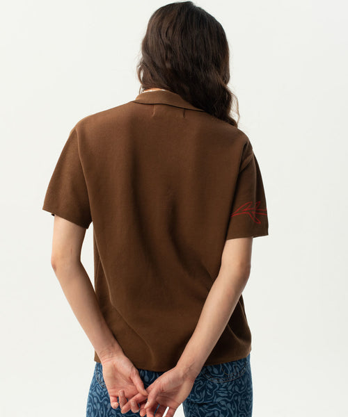 bonjour records / 【CARNE BOLLENTE】UPSIDE DOWN KNIT POLO