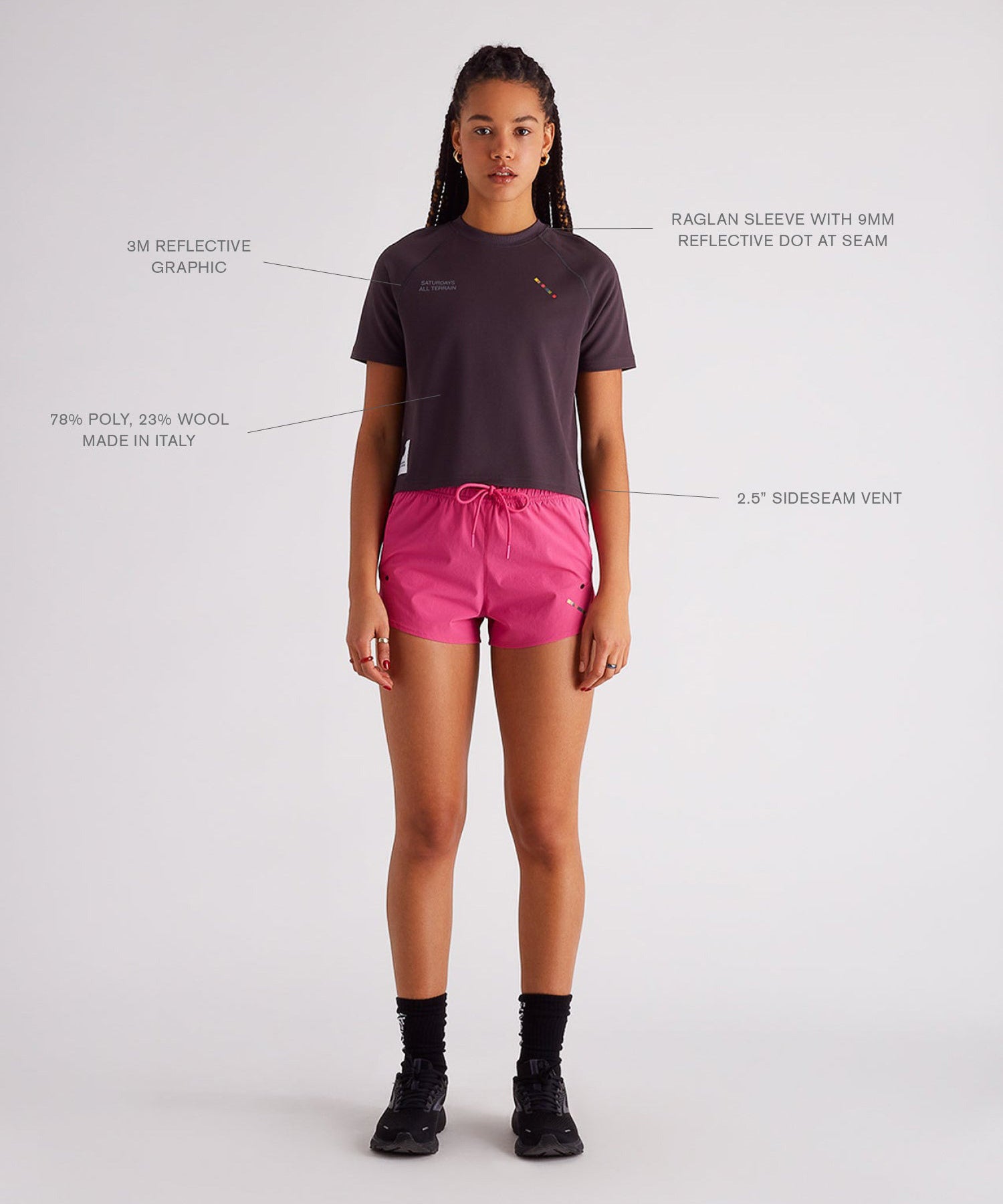 All Terrain Lightweight Cropped SS Tee | WOMEN｜J'aDoRe JUN ONLINE