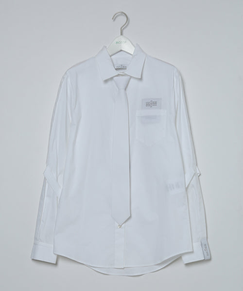 BIOTOP / WOMENS【rokh】SLEEVE STRAP DETAILED SHIRT (トップス