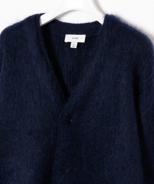 BIOTOP / WOMENS【HYKE】MOHAIR CARDIGAN (トップス / カーディガン