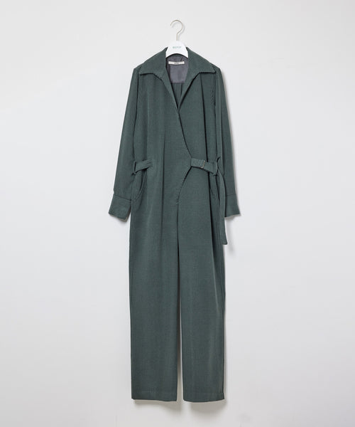 BIOTOP(ビオトープ) / WOMENS【pelleq】W cord belted jump suit 