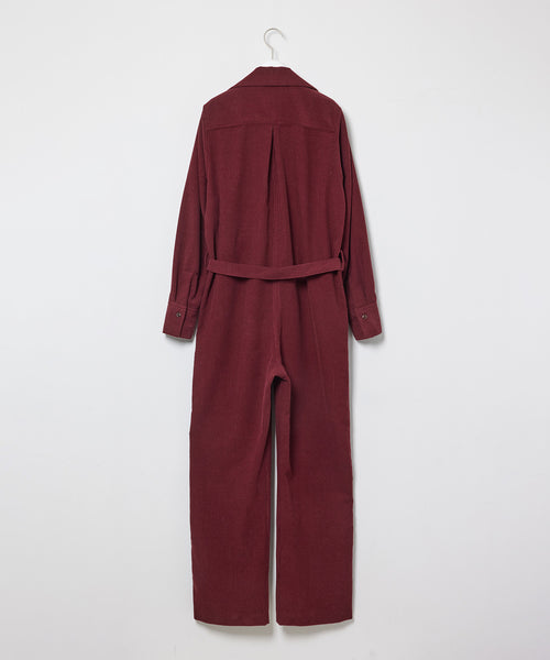 BIOTOP(ビオトープ) / WOMENS【pelleq】W cord belted jump suit ...