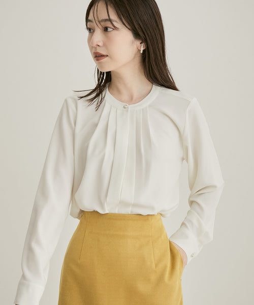 VIS / 【洗える・EASYCARE】フロントタック長袖ブラウス【sustainable】 (トップス / シャツ/ブラウス) 通販｜J'aDoRe  JUN ONLINE