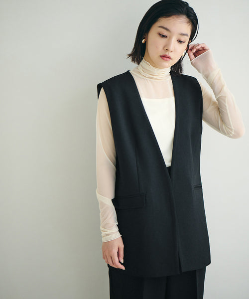 VIS(ビス) / 【Washable・EASY CARE】エコウールタッチジレ【sustainable】 (トップス / ベスト)  通販｜J'aDoRe JUN ONLINE