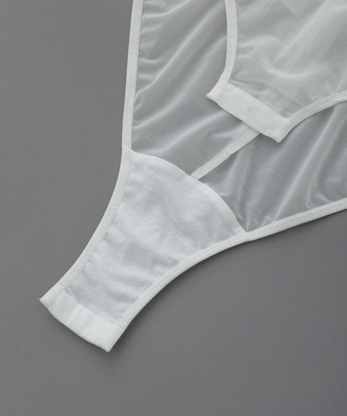 / WOMENS【yo BIOTOP Lingerie】Cotton mesh bodysuit (アンダーウェア / その他アンダーウエア