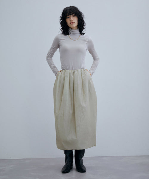 ADAM ET ROPÉ FEMME / 【AMOMENTO】SHEER PADDED ROUND SKIRT